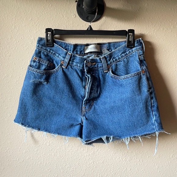 Vintage GAP High Waist Button Fly Cutoff Shorts 8 - Picture 2 of 6